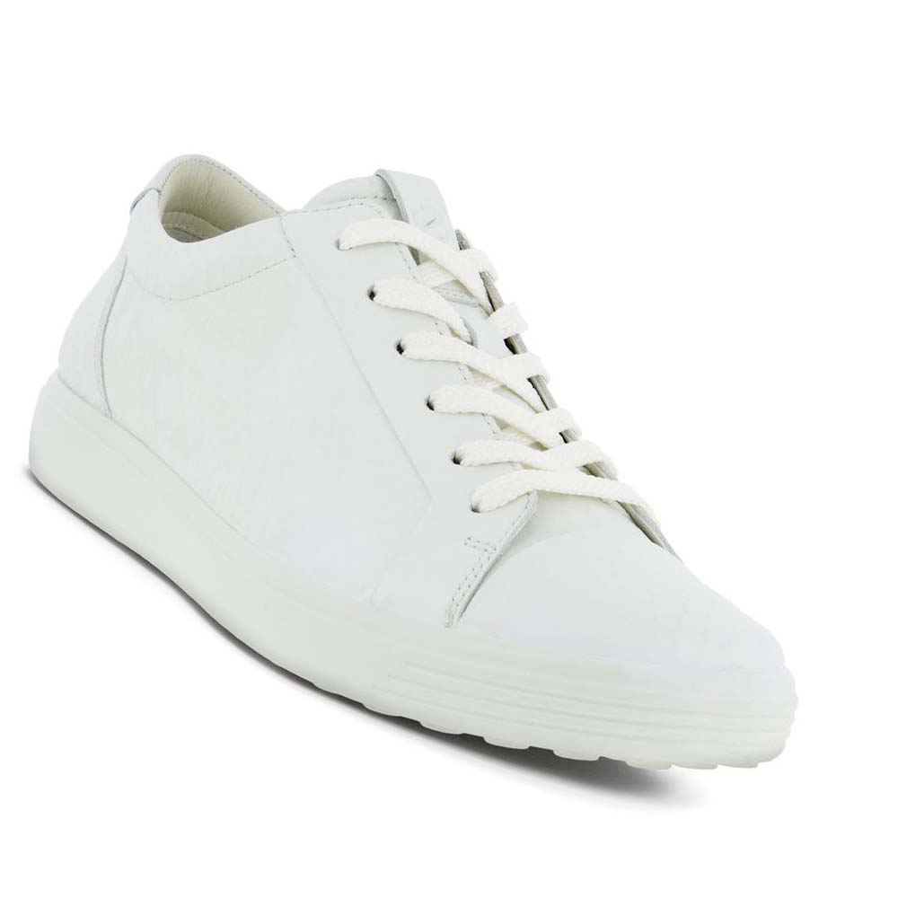 Women's Ecco Soft 7 Sneakers Beige | Canada 233FDN